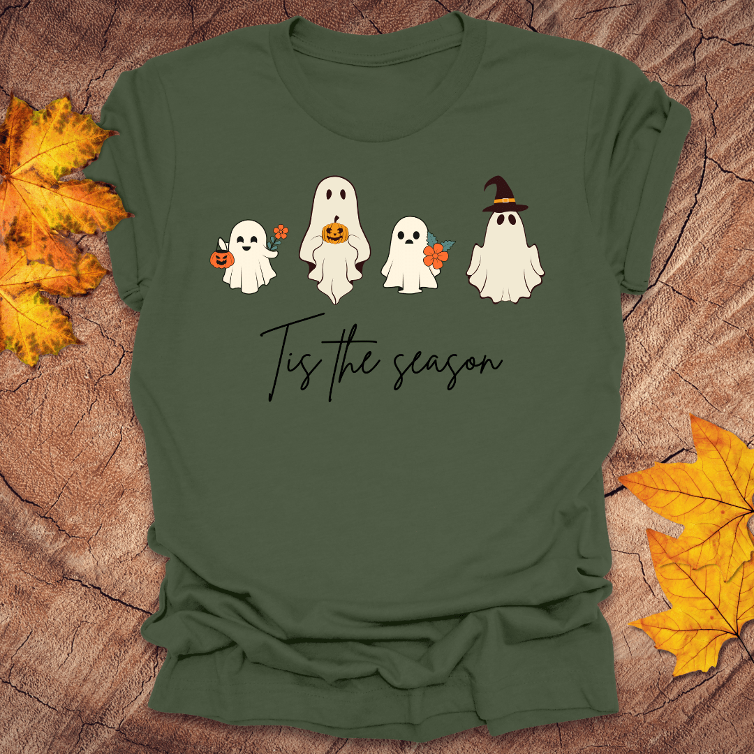 Halloween Season Ghosties Tee - Wandering Owl Adventure Gear
