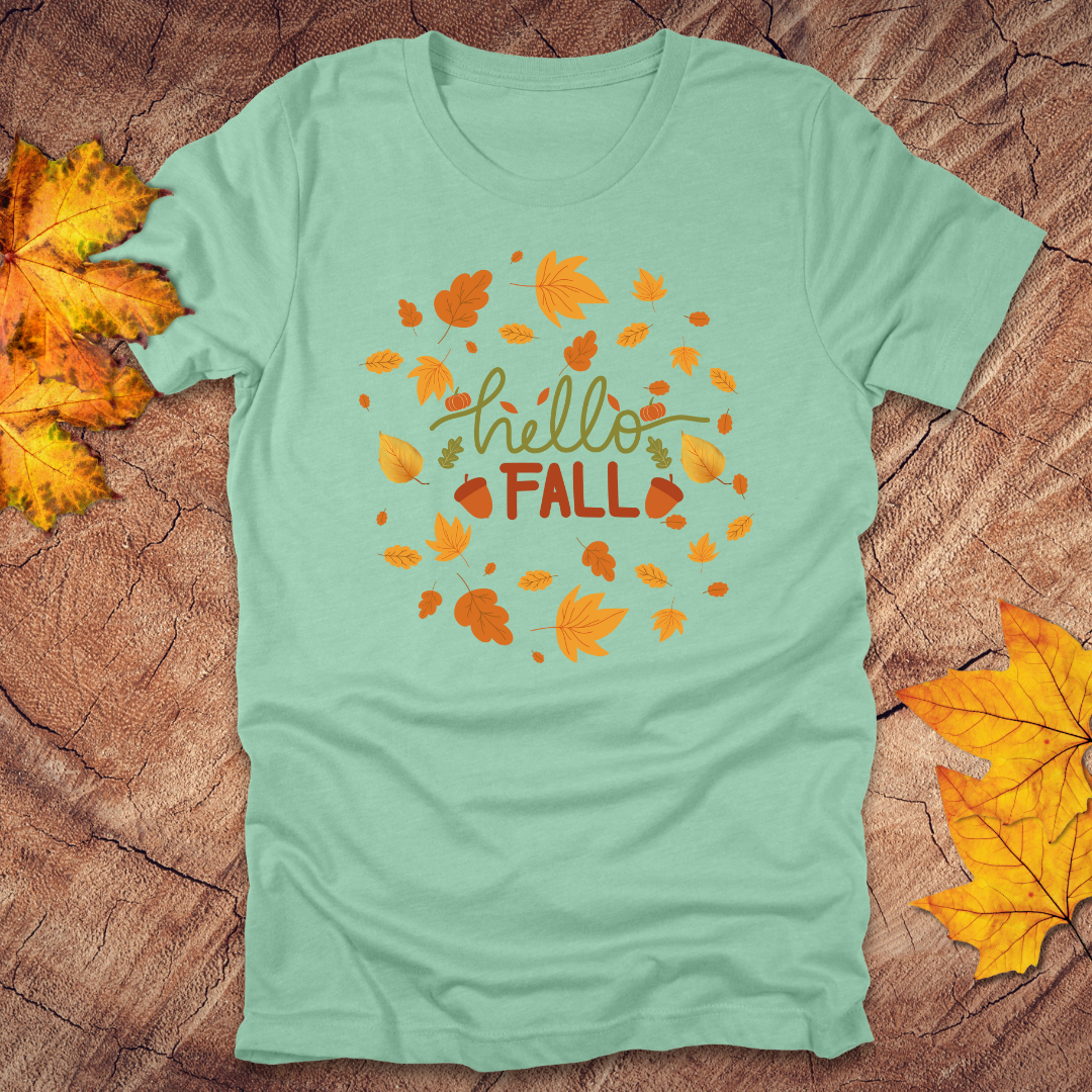 Hello Fall Autumn Tee