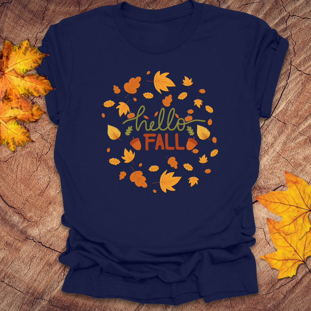 Hello Fall Autumn Tee