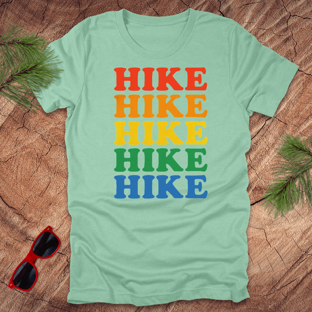 Hike Colorful Tee - Wandering Owl Adventure Gear