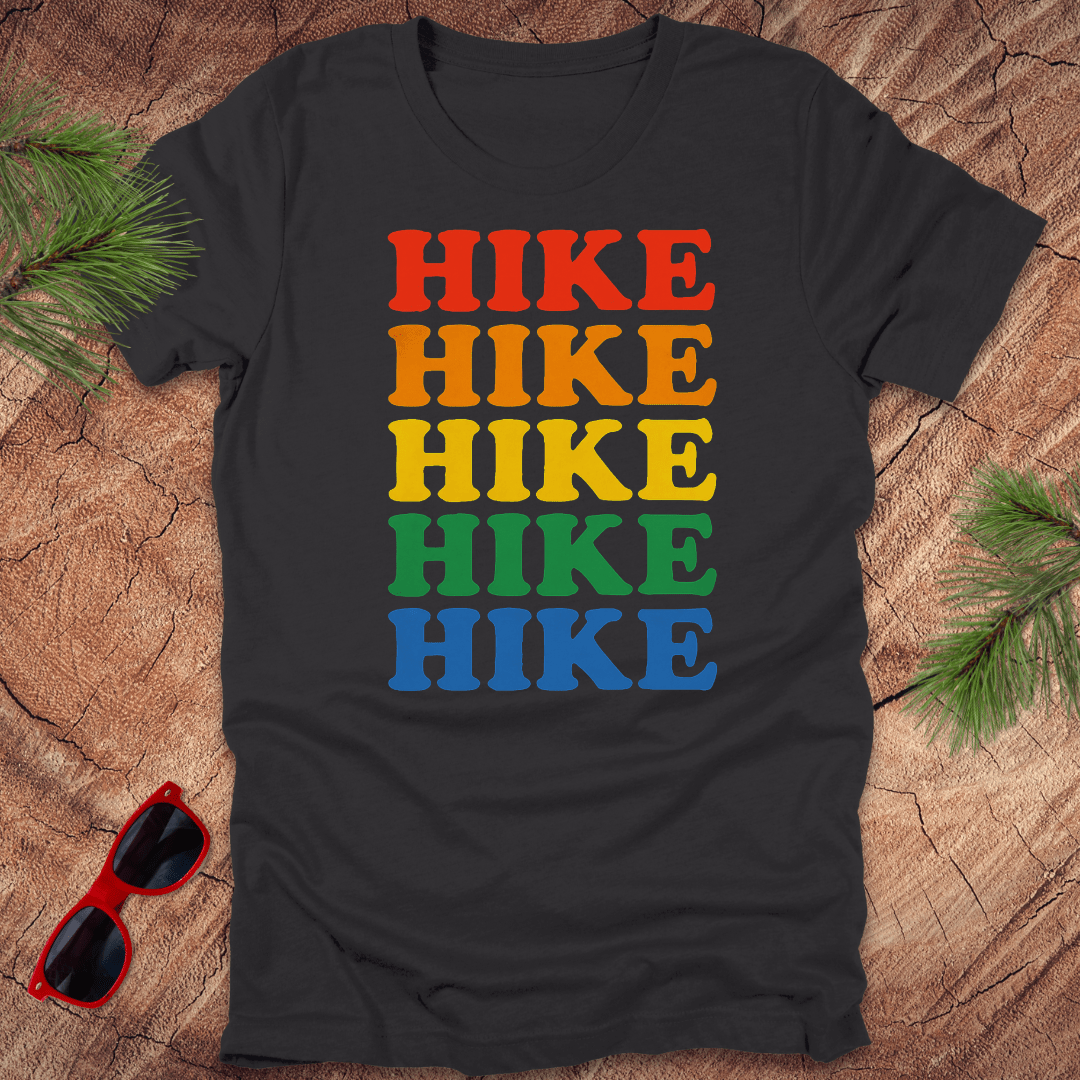 Hike Colorful Tee - Wandering Owl Adventure Gear