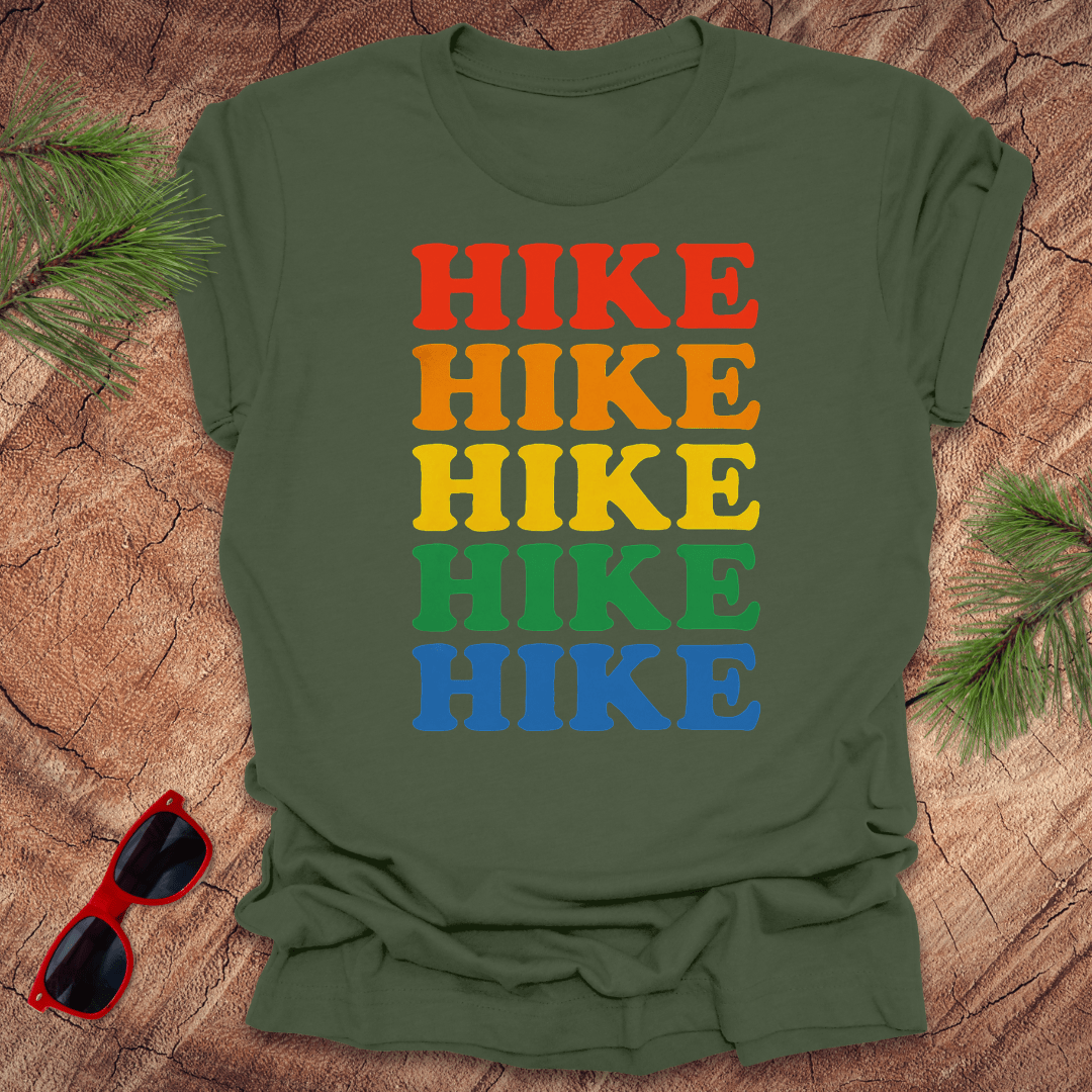 Hike Colorful Tee - Wandering Owl Adventure Gear