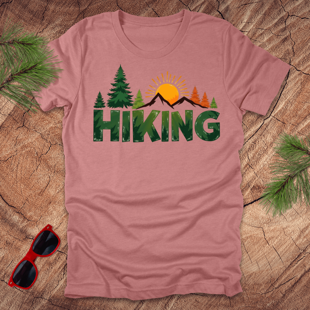 Hiking Sunset Tee - Wandering Owl Adventure Gear