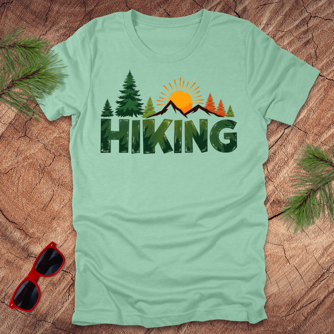 Hiking Sunset Tee - Wandering Owl Adventure Gear