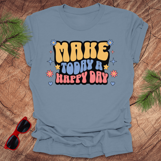Make Today Happy Tee - Wandering Owl Adventure Gear
