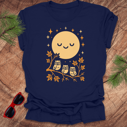 Moonlight Owls Tee - Wandering Owl Adventure Gear