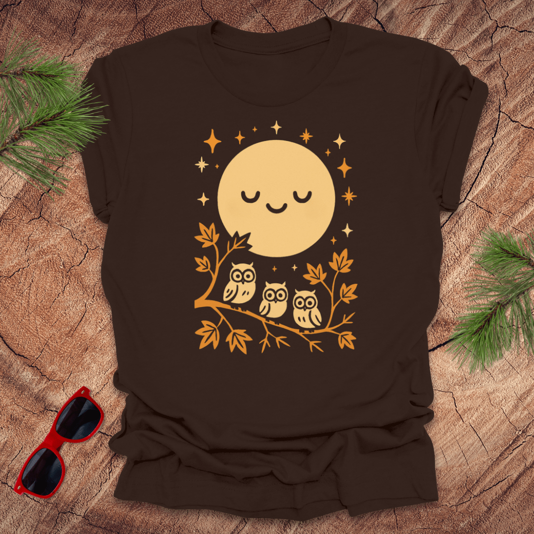 Moonlight Owls Tee - Wandering Owl Adventure Gear