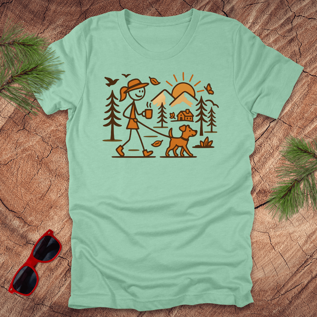 Morning Walk Tee - Wandering Owl Adventure Gear
