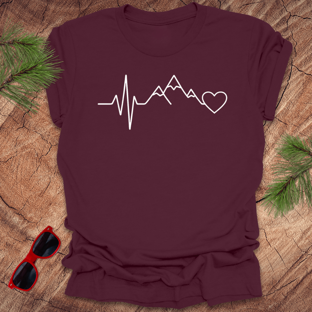 Mountain Heartbeat Tee - Wandering Owl Adventure Gear