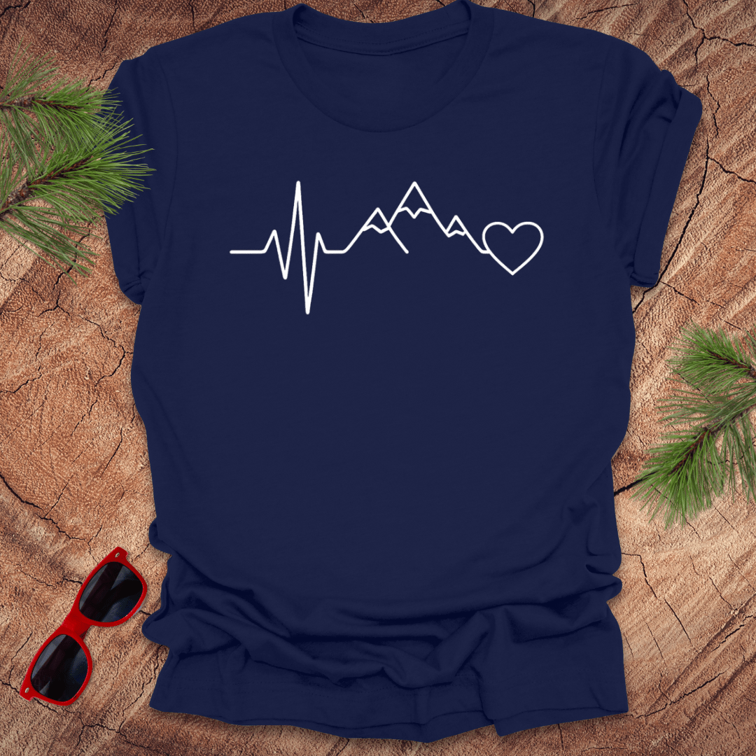 Mountain Heartbeat Tee - Wandering Owl Adventure Gear