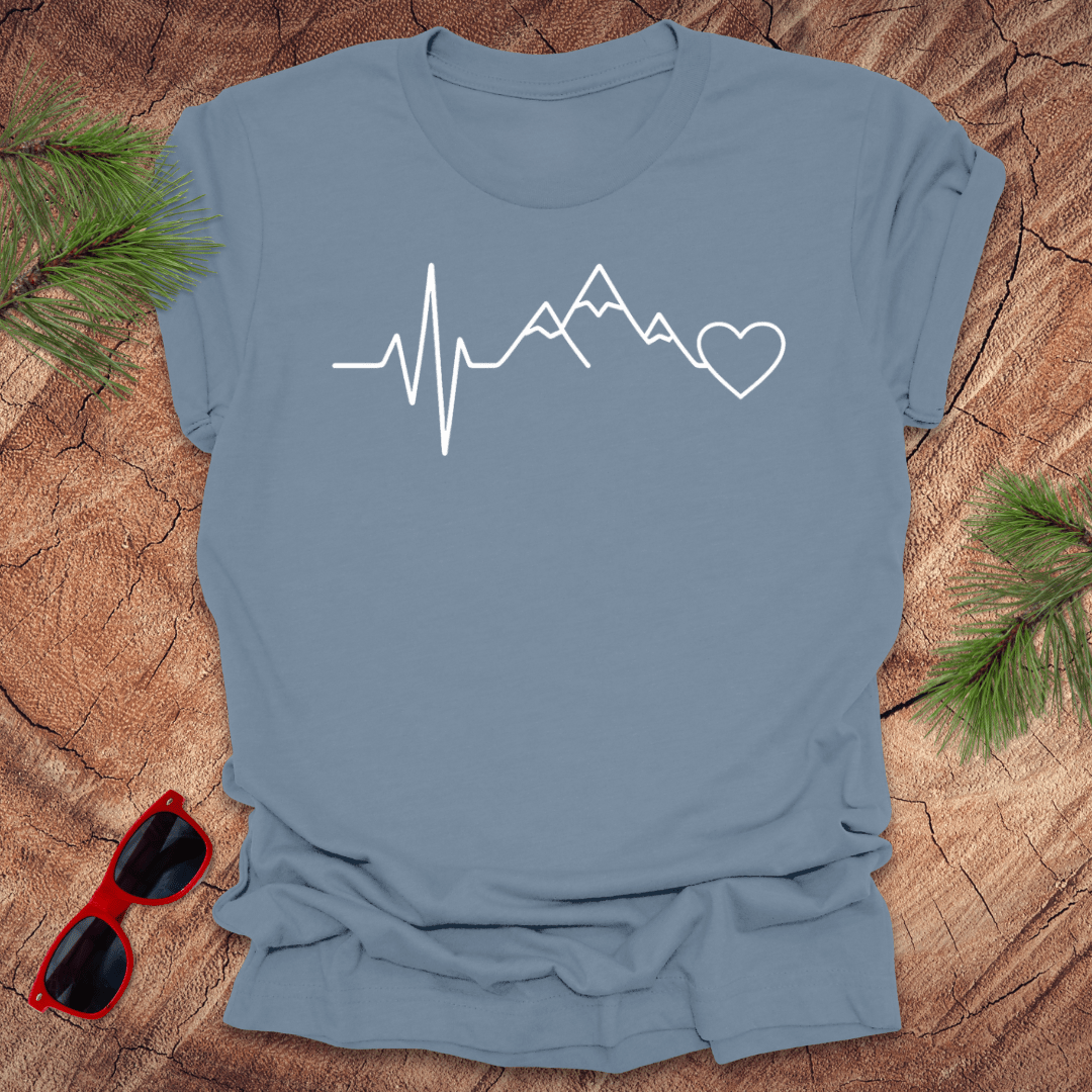 Mountain Heartbeat Tee - Wandering Owl Adventure Gear