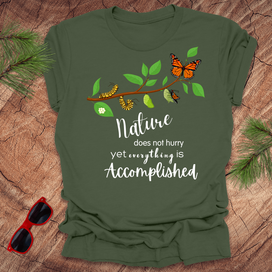 Nature Does Not Hurry Tee - Wandering Owl Adventure Gear