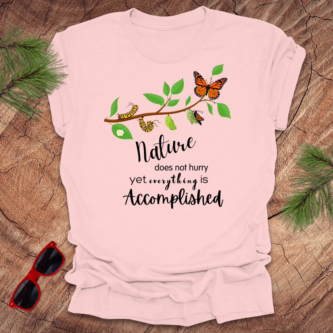 Nature Does Not Hurry Tee - Wandering Owl Adventure Gear