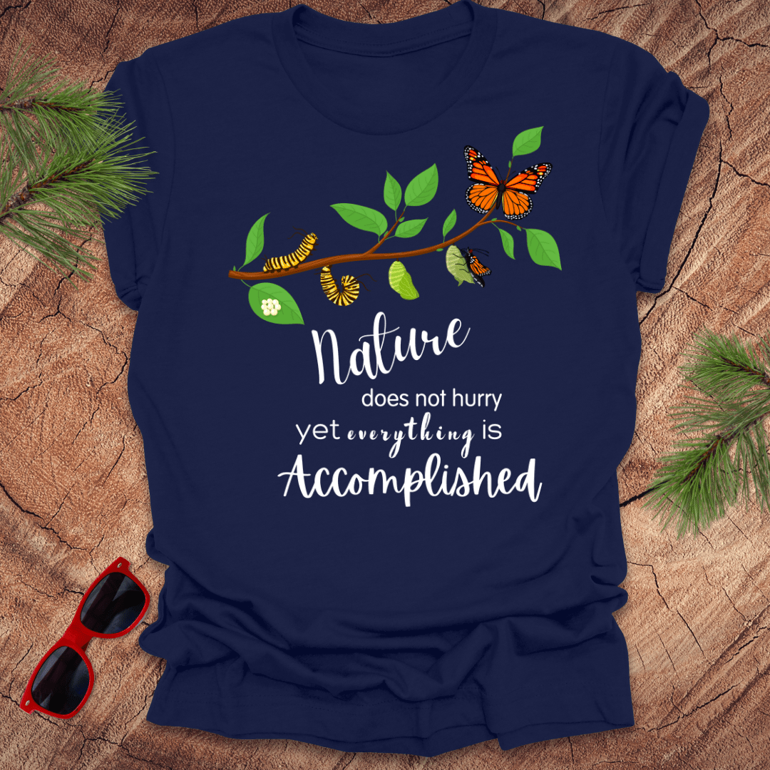 Nature Does Not Hurry Tee - Wandering Owl Adventure Gear