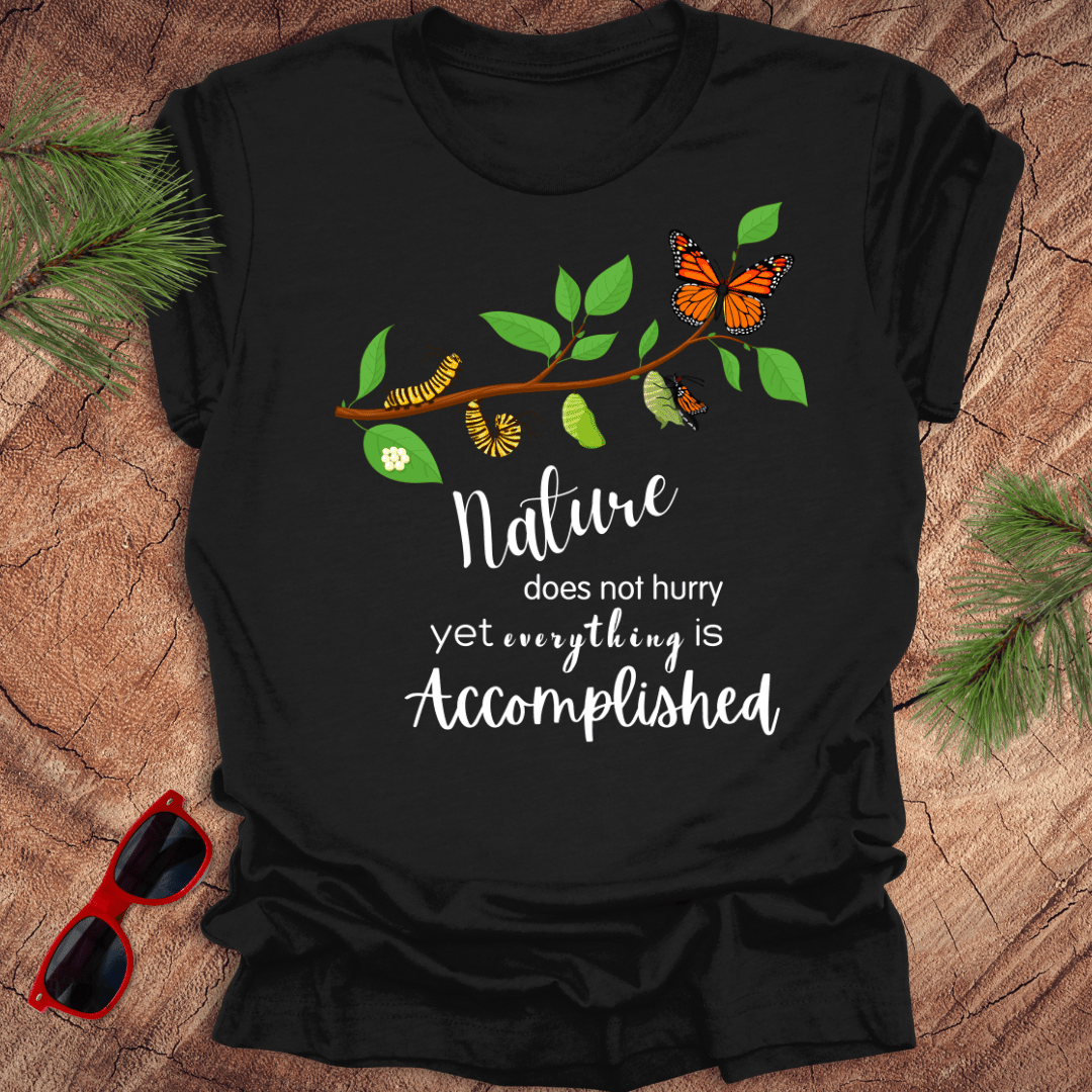 Nature Does Not Hurry Tee - Wandering Owl Adventure Gear