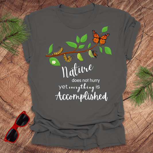Nature Does Not Hurry Tee - Wandering Owl Adventure Gear