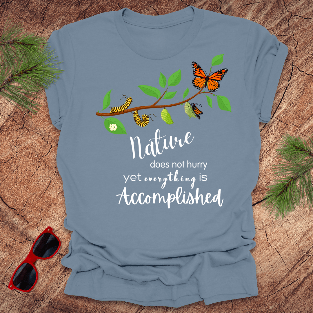 Nature Does Not Hurry Tee - Wandering Owl Adventure Gear
