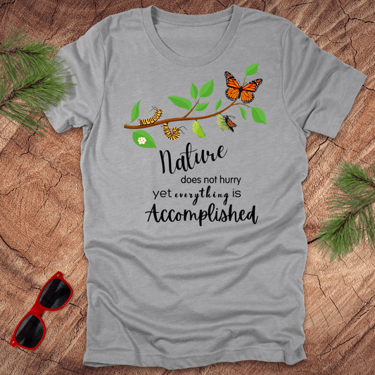 Nature Does Not Hurry Tee - Wandering Owl Adventure Gear
