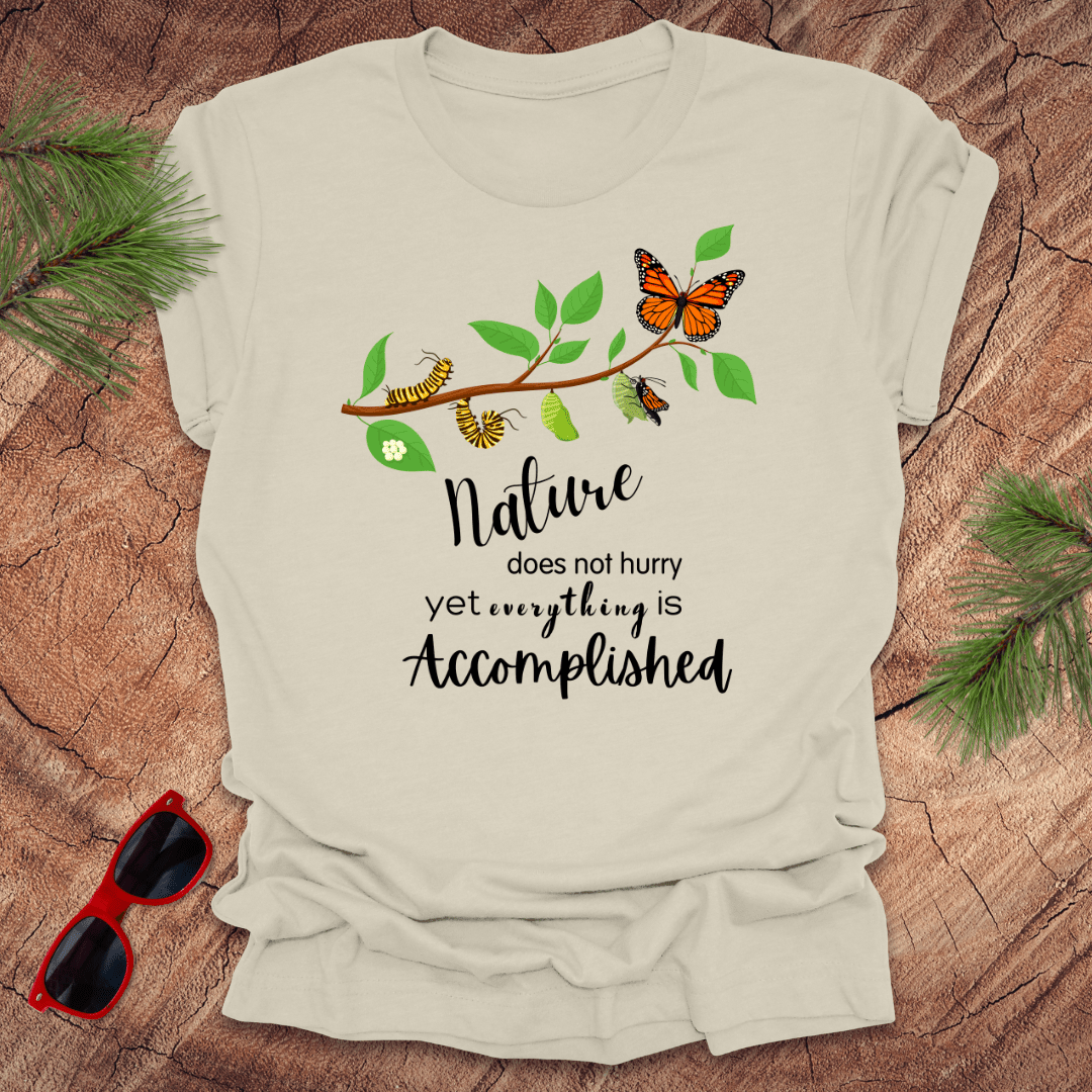 Nature Does Not Hurry Tee - Wandering Owl Adventure Gear
