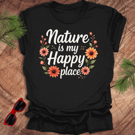 Nature Happy Place Tee - Wandering Owl Adventure Gear
