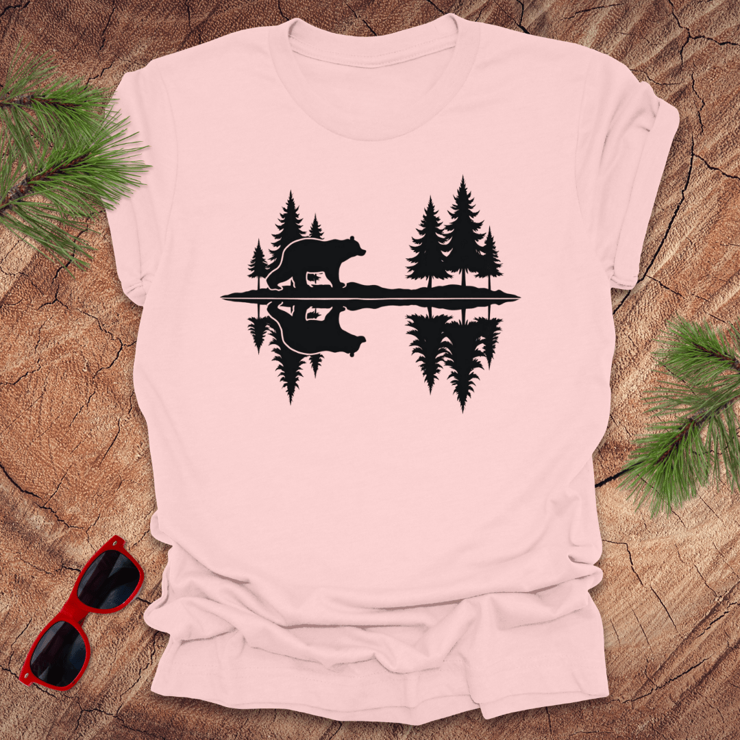 Nature Reflection Bear Tee - Wandering Owl Adventure Gear