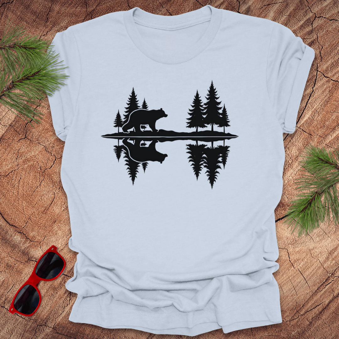 Nature Reflection Bear Tee - Wandering Owl Adventure Gear