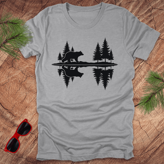 Nature Reflection Bear Tee - Wandering Owl Adventure Gear