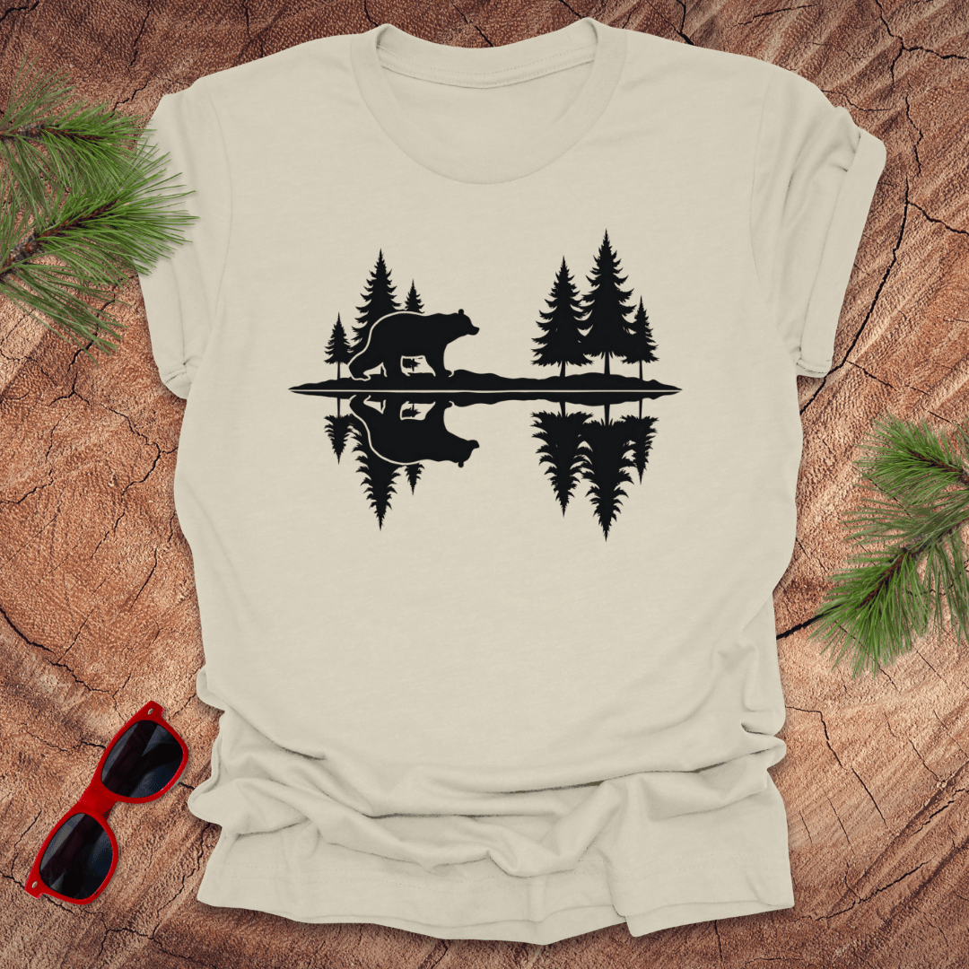 Nature Reflection Bear Tee - Wandering Owl Adventure Gear