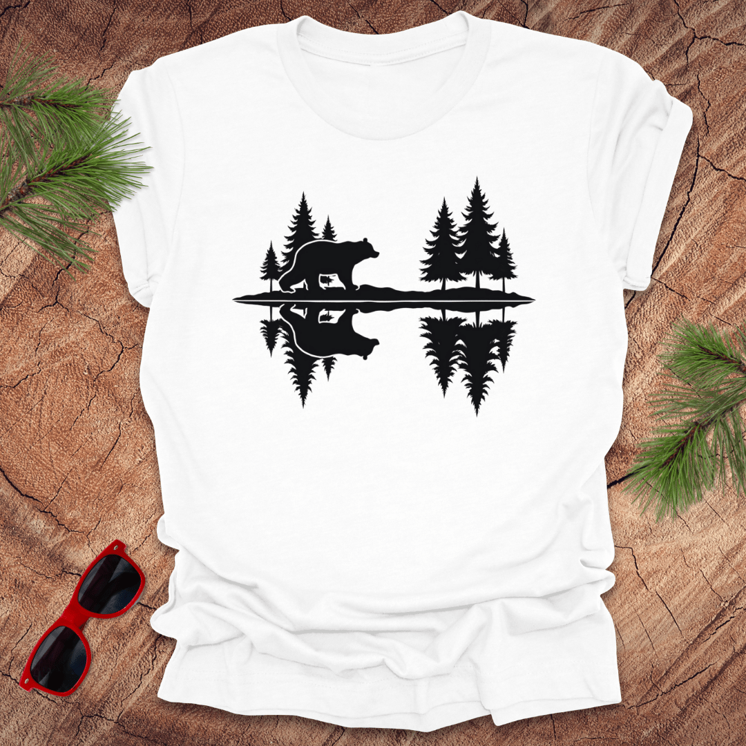 Nature Reflection Bear Tee - Wandering Owl Adventure Gear