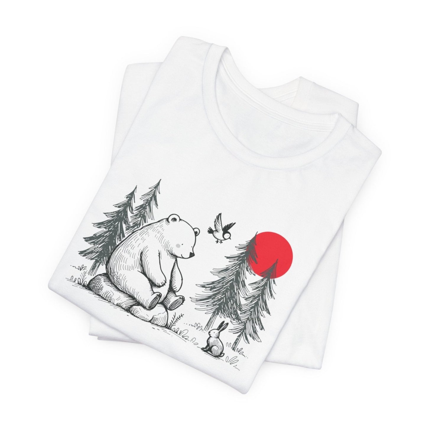 Nature Talks Bear Tee - Wandering Owl Adventure Gear