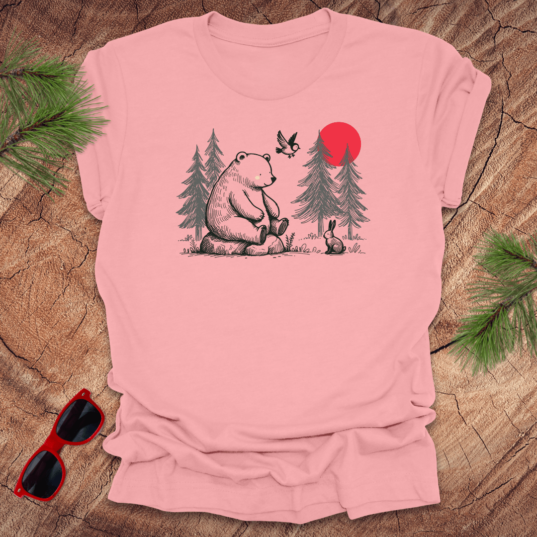 Nature Talks Bear Tee - Wandering Owl Adventure Gear