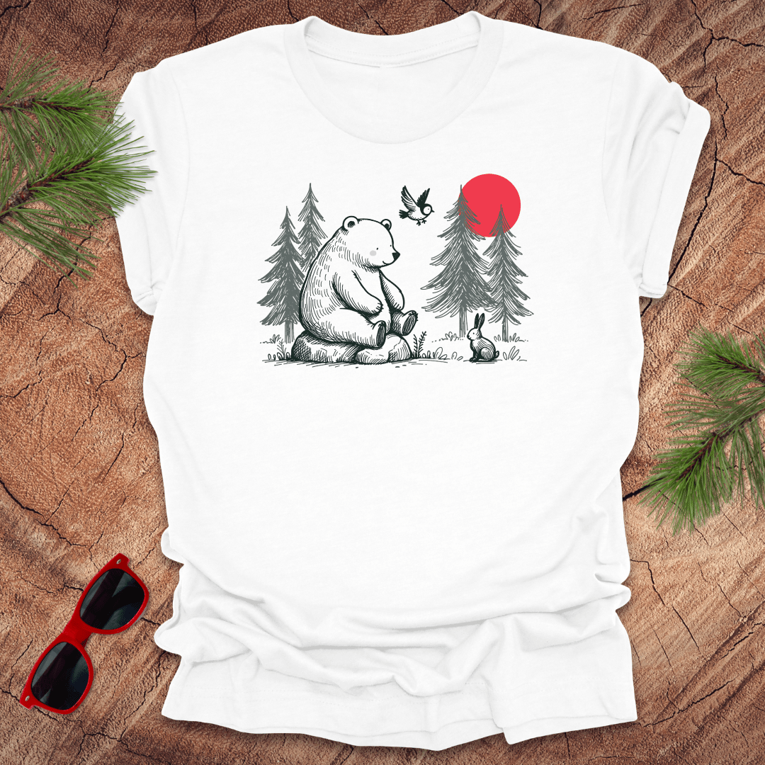 Nature Talks Bear Tee - Wandering Owl Adventure Gear