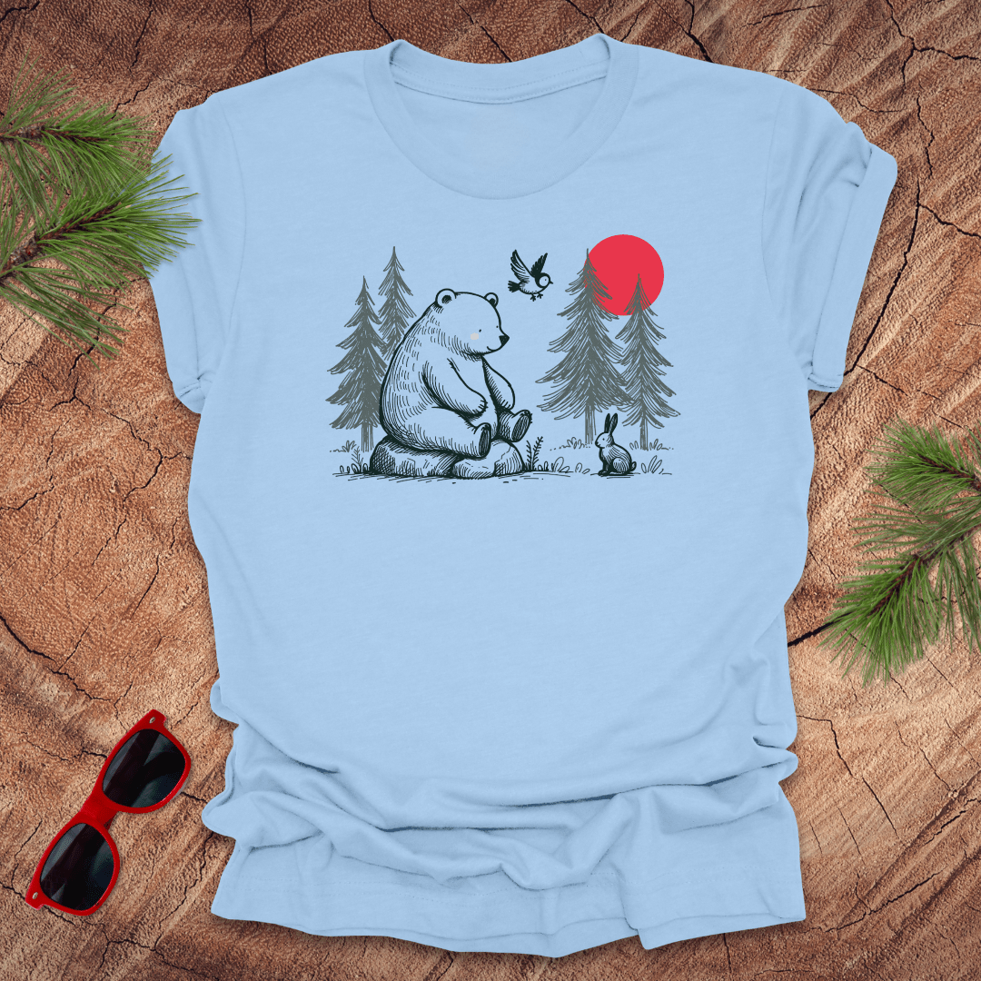 Nature Talks Bear Tee - Wandering Owl Adventure Gear