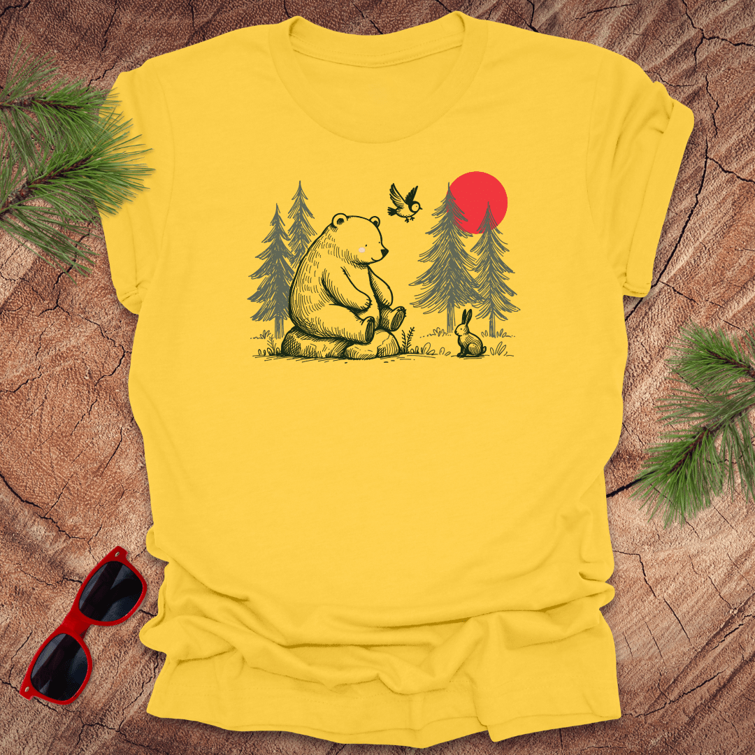 Nature Talks Bear Tee - Wandering Owl Adventure Gear