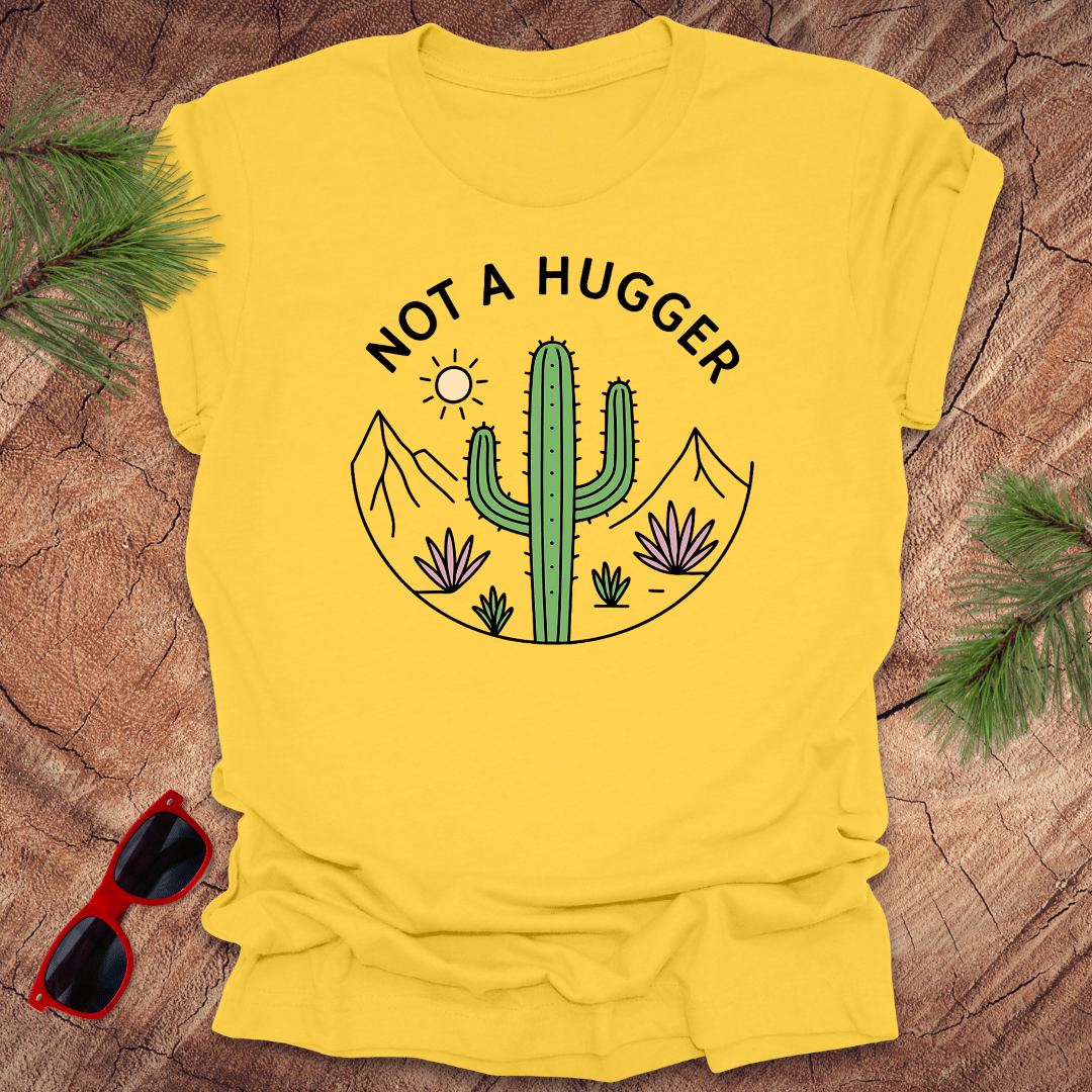 Not A Hugger Cactus Tee - Wandering Owl Adventure Gear
