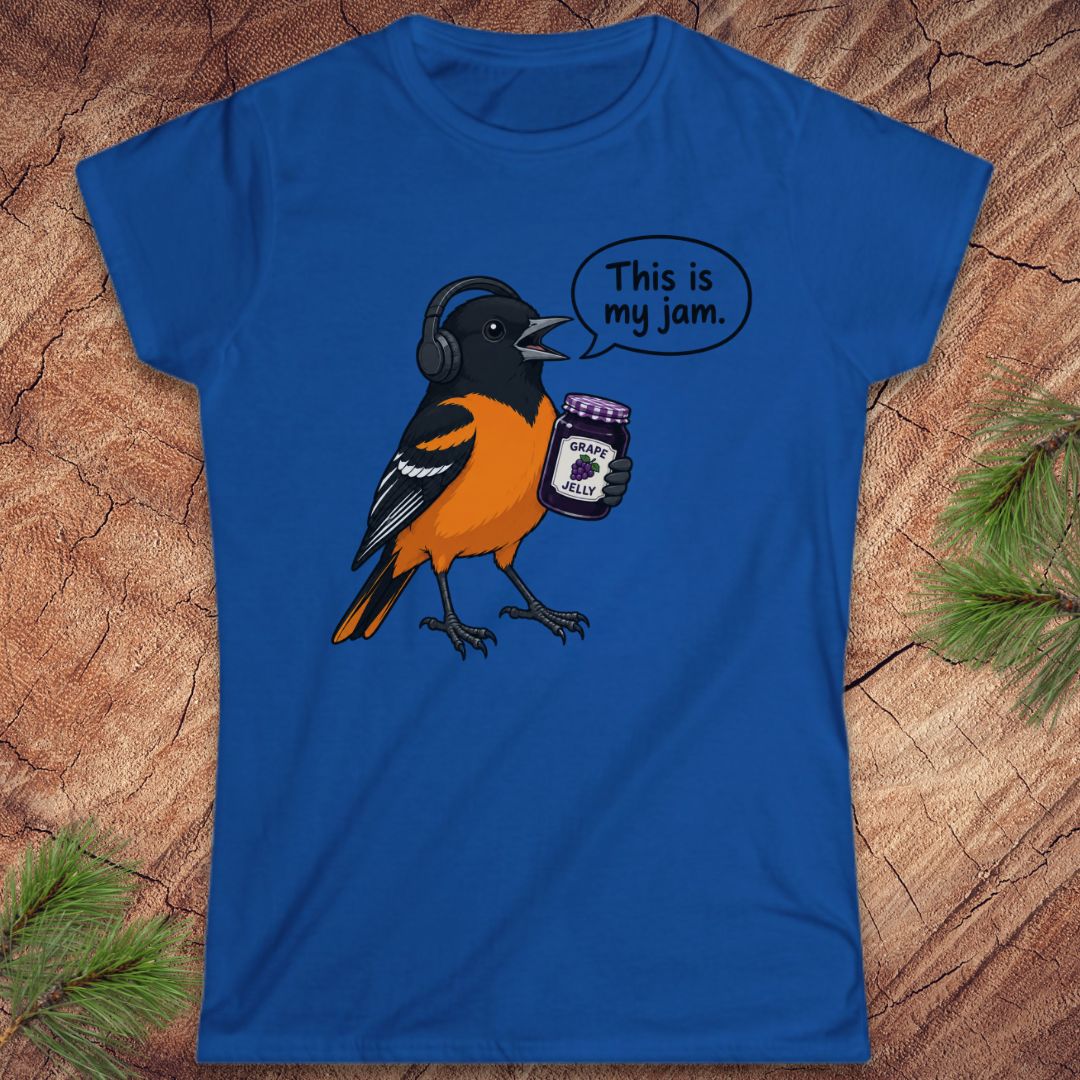 Oriole Jam Women's Tee — Royal
