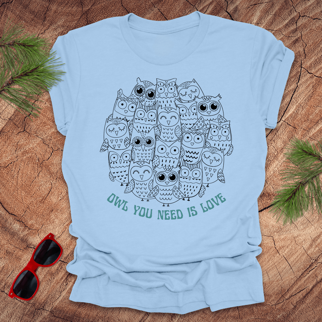 Owl You Need is Love Tee - Wandering Owl Adventure Gear