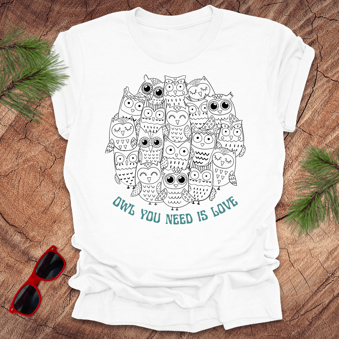 Owl You Need is Love Tee - Wandering Owl Adventure Gear