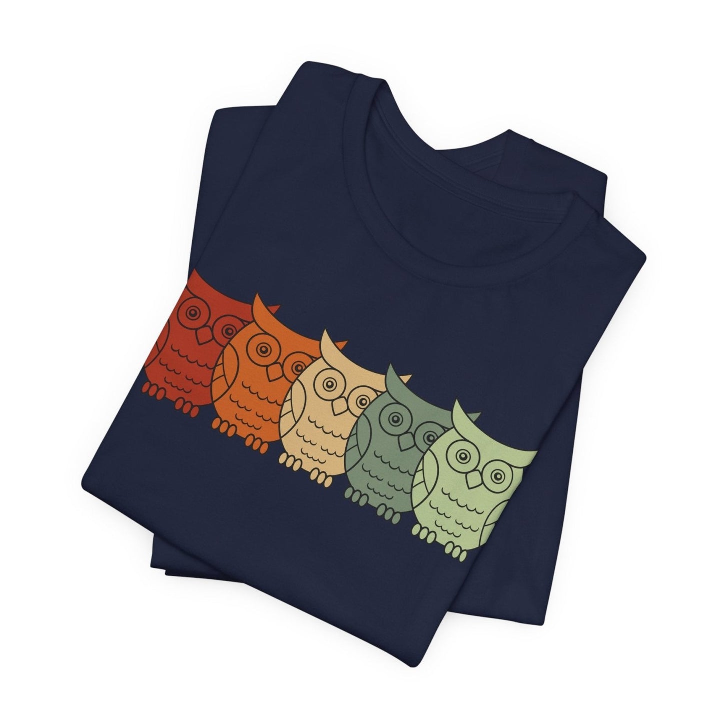 Owls on Parade Rainbow Tee - Wandering Owl Adventure Gear