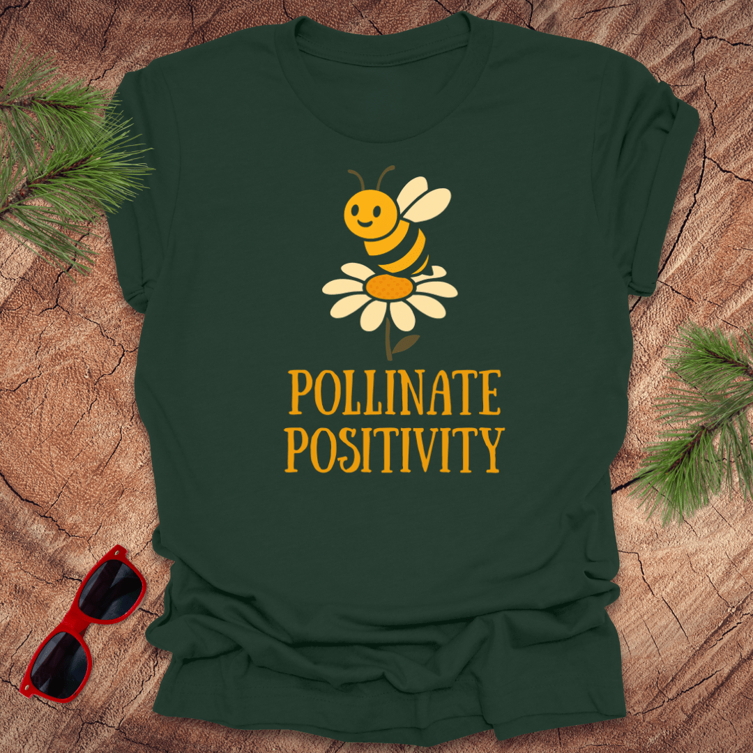 Pollinate Positivity Tee - Wandering Owl Adventure Gear
