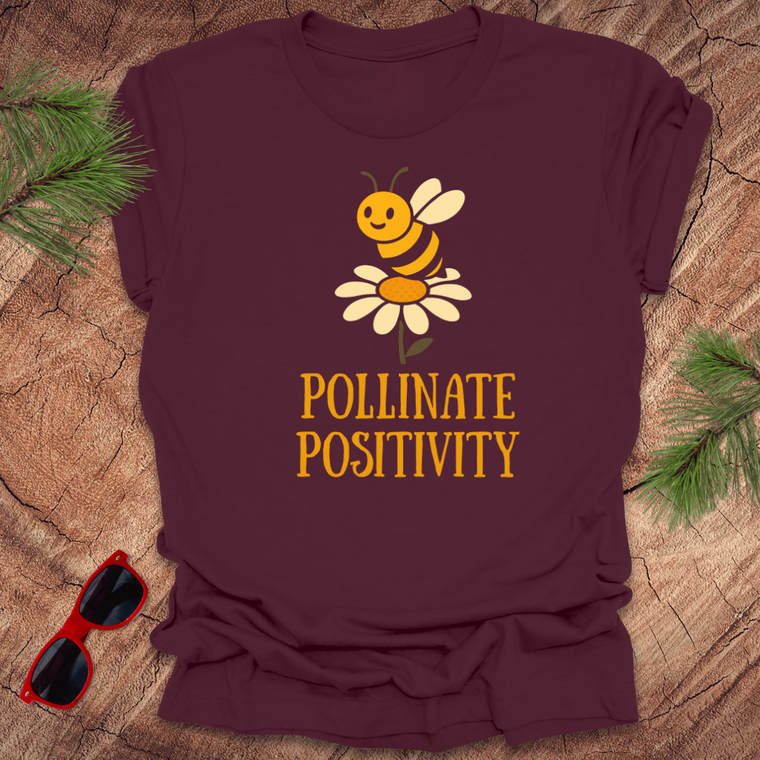 Pollinate Positivity Tee - Wandering Owl Adventure Gear