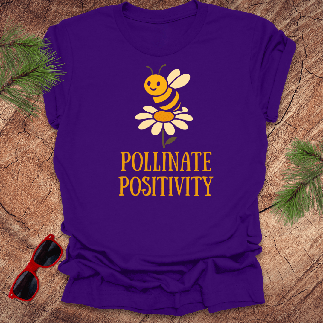 Pollinate Positivity Tee - Wandering Owl Adventure Gear