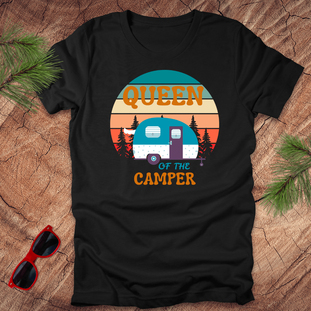 Queen of the Camper Tee - Wandering Owl Adventure Gear