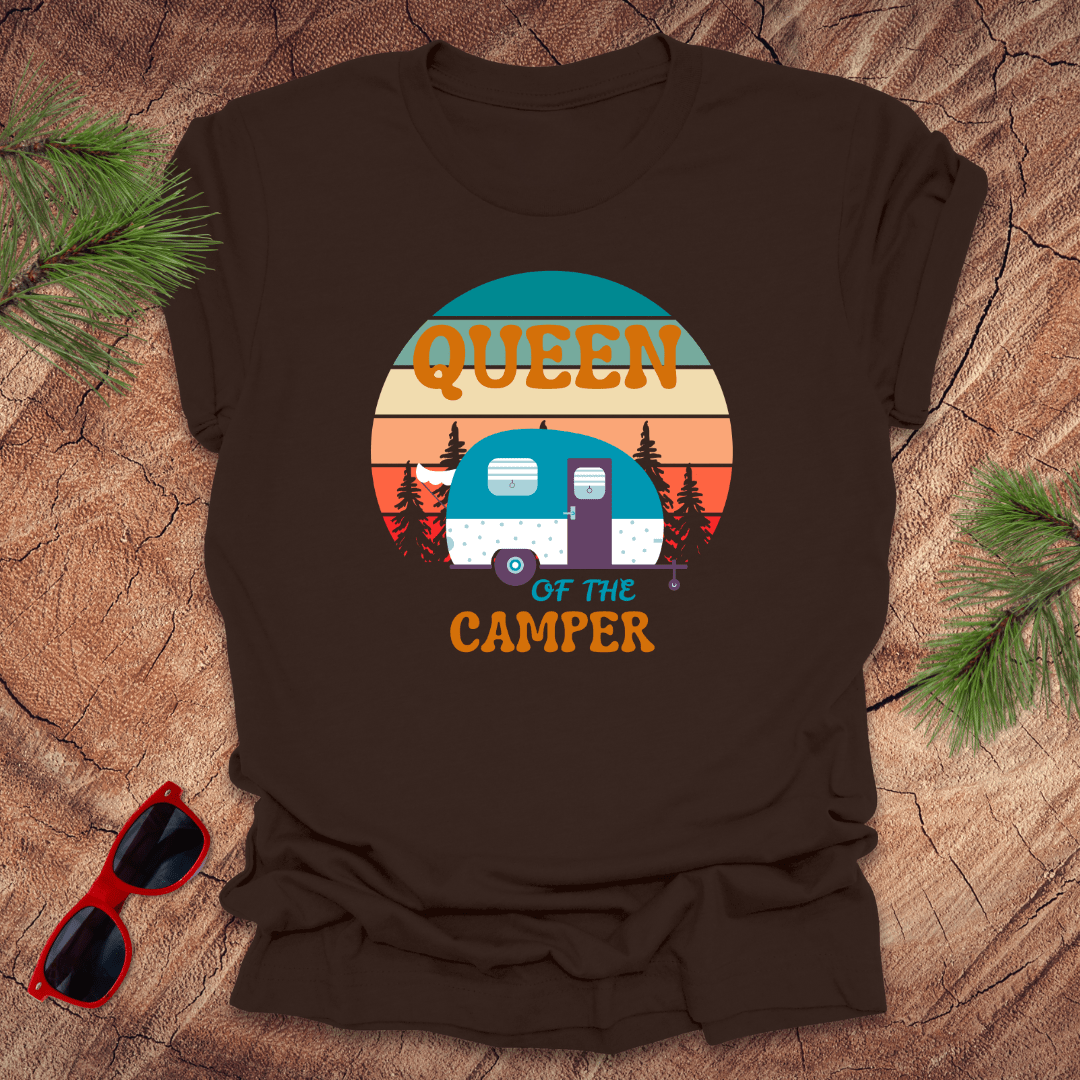 Queen of the Camper Tee - Wandering Owl Adventure Gear