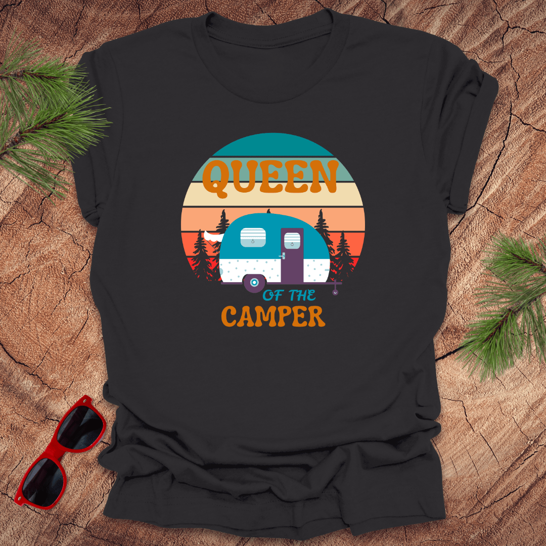 Queen of the Camper Tee - Wandering Owl Adventure Gear