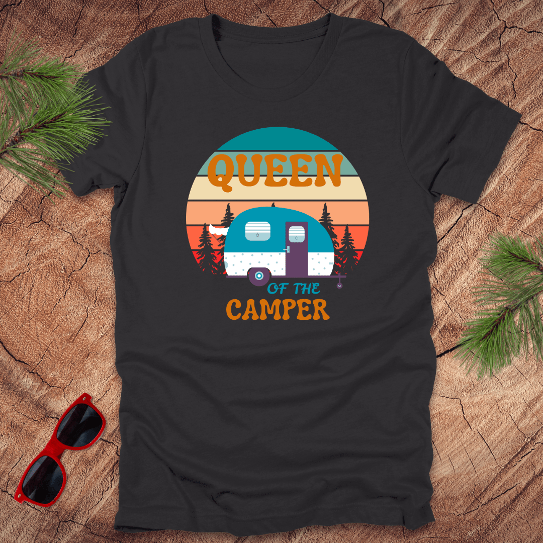 Queen of the Camper Tee - Wandering Owl Adventure Gear