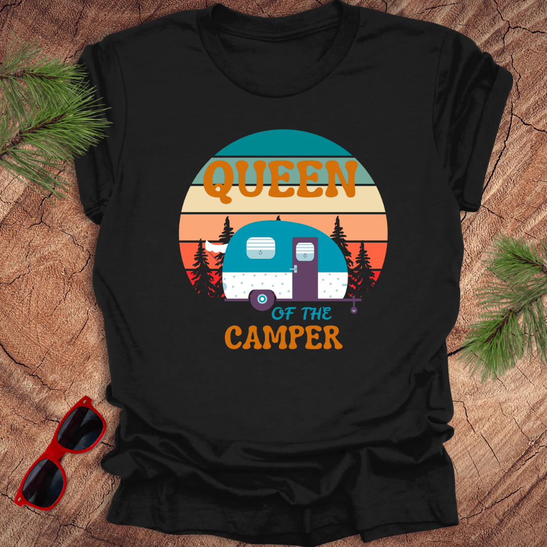 Queen of the Camper Tee - Wandering Owl Adventure Gear