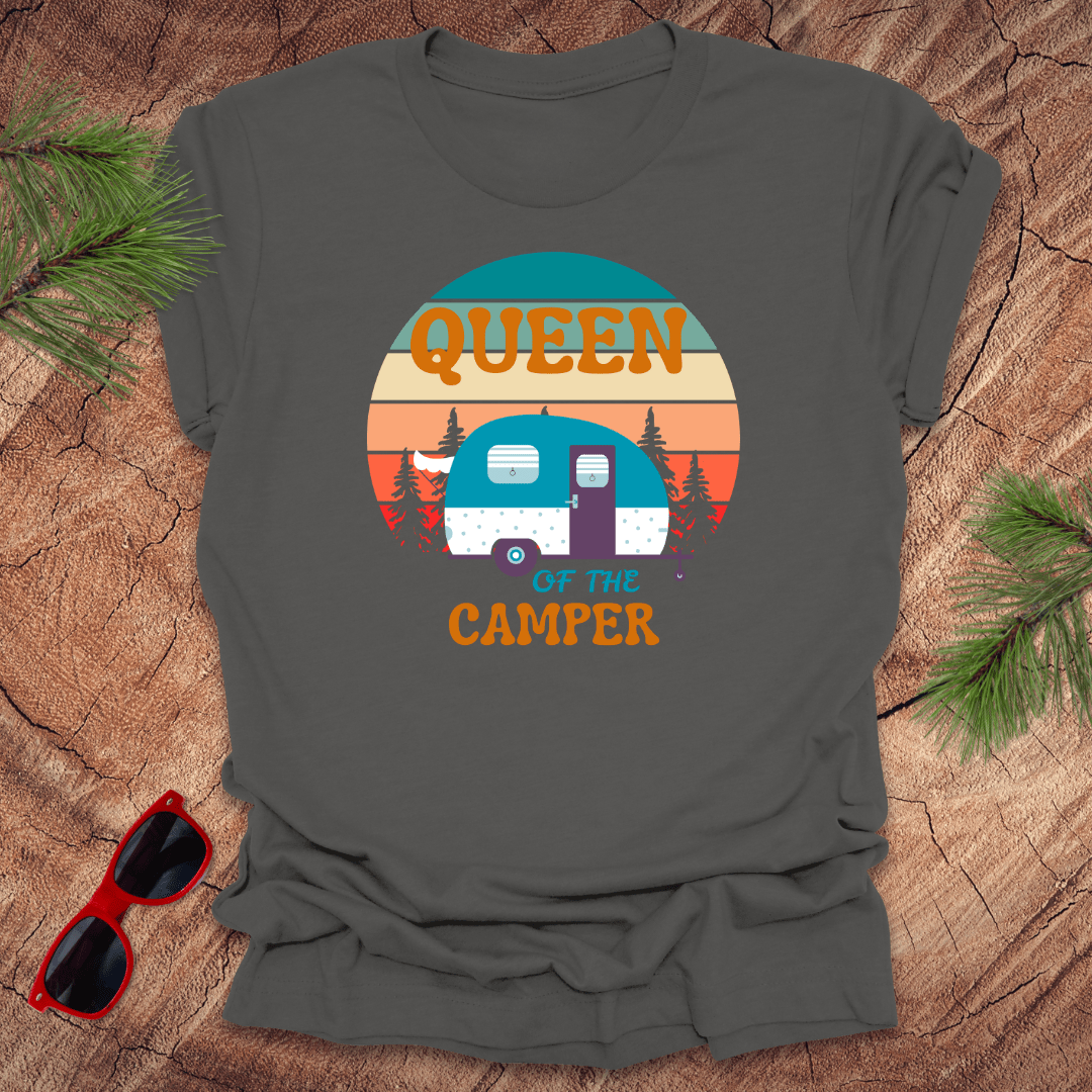 Queen of the Camper Tee - Wandering Owl Adventure Gear