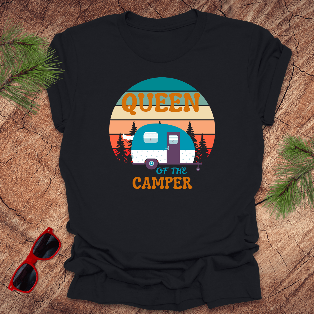 Queen of the Camper Tee - Wandering Owl Adventure Gear