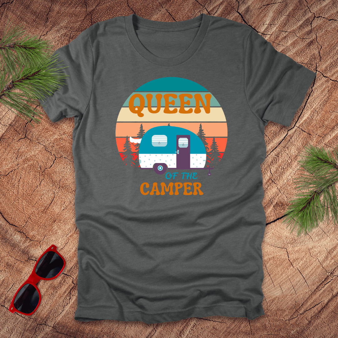 Queen of the Camper Tee - Wandering Owl Adventure Gear